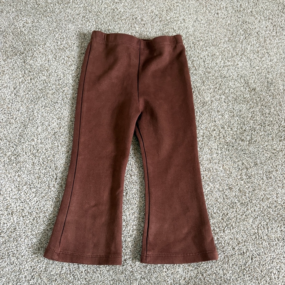 Baby Tahari Flared Pants Brown Size 24 months